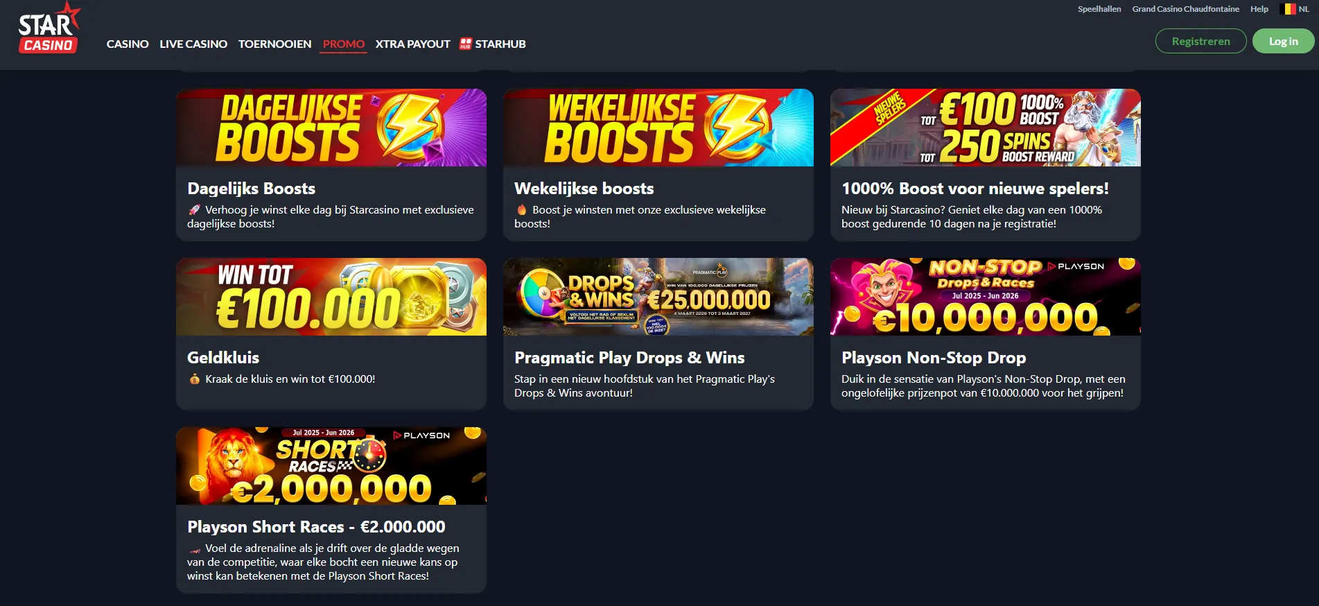 Bonussen en promoties in mobiel casino België