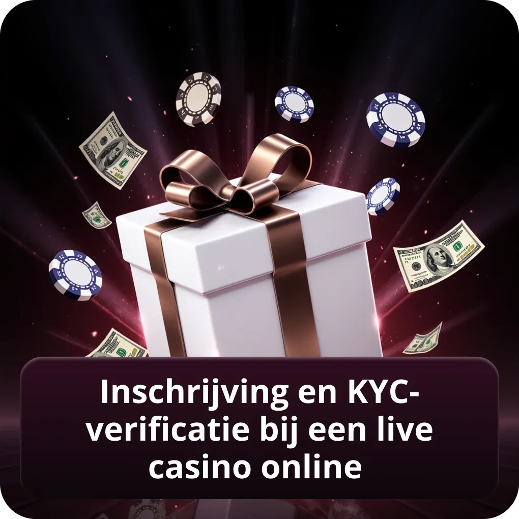 Inschrijving en KYC-verificatie bij een live casino online