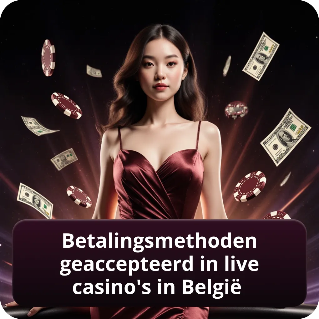 Betalingsmethoden geaccepteerd in live casino's in België